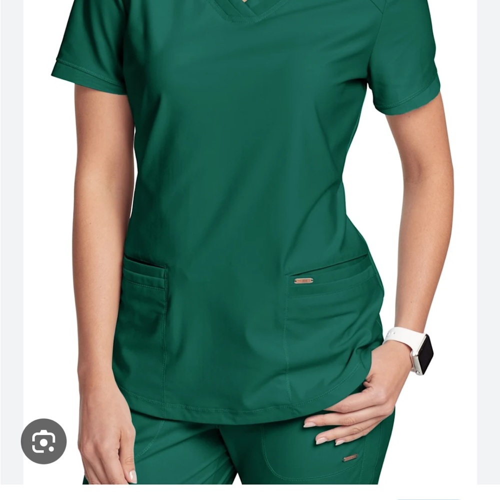 Cherokee Women's Teal Short Sleeve Top